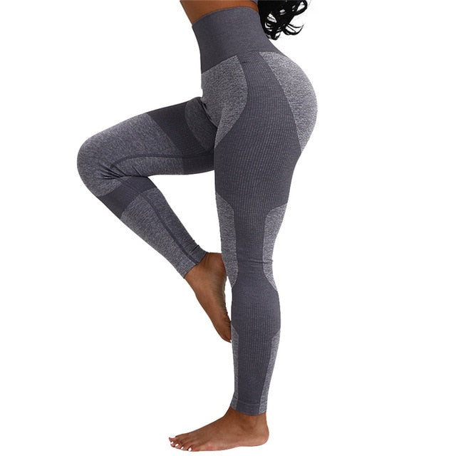 Sexy Female Sportshigh Waist Tummy Control Yoga Pants For Women